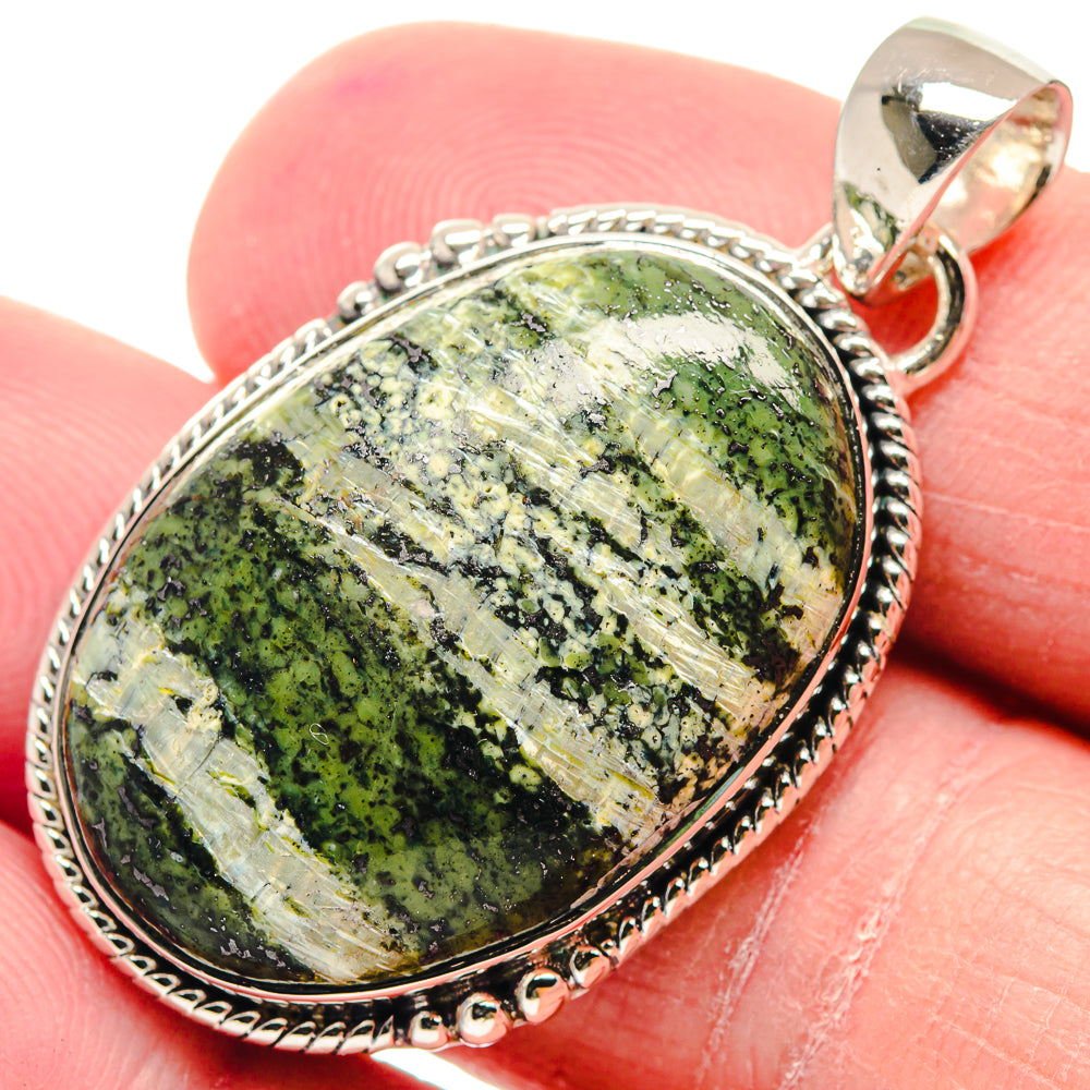 Lizard Jasper Pendants handcrafted by Anasilvercos - PD18913