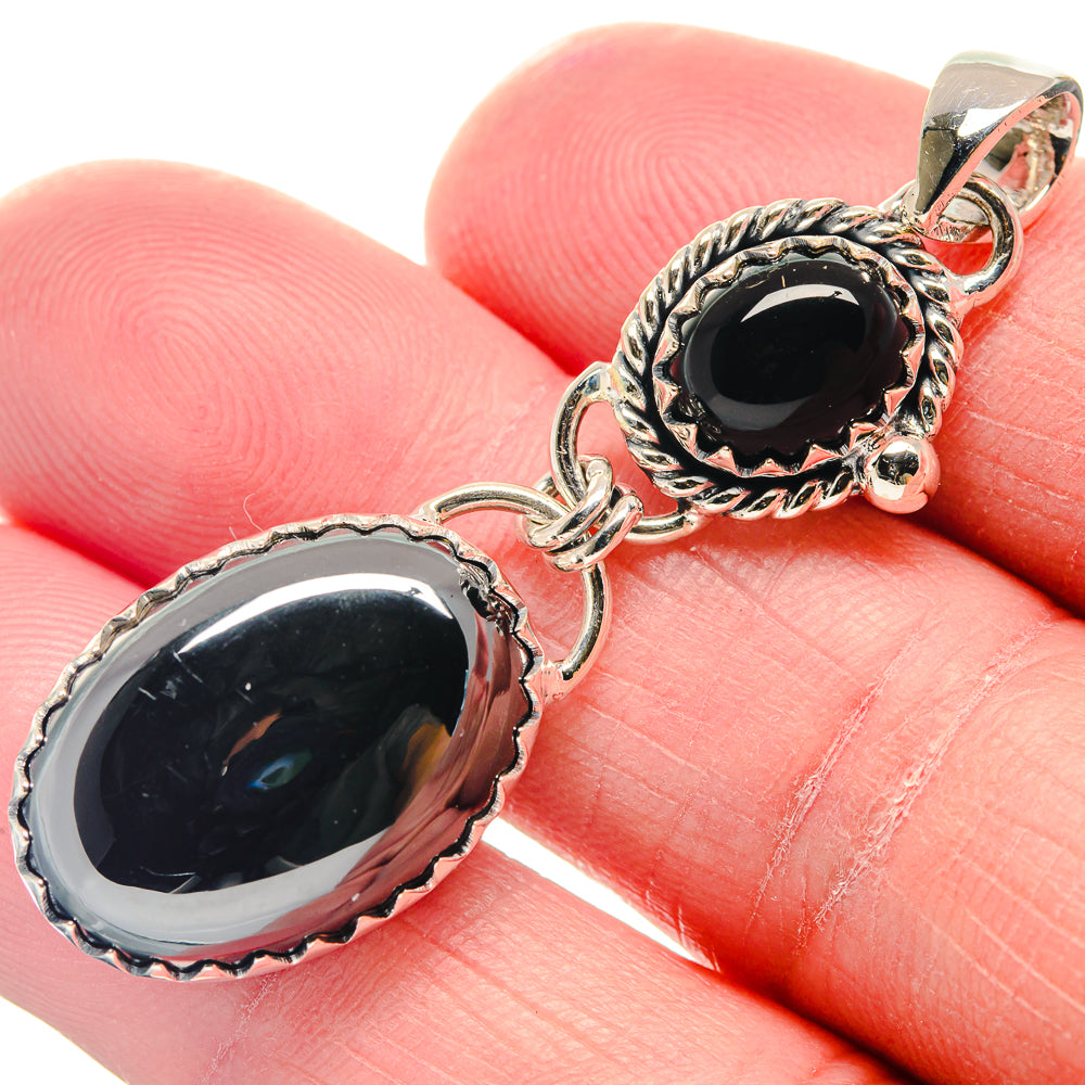 Hematite Pendants handcrafted by Anasilvercos - PD18919
