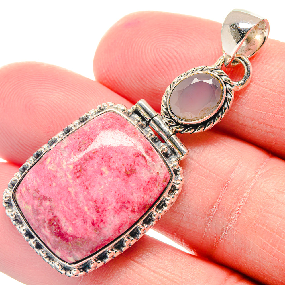 Rhodochrosite Pendants handcrafted by Anasilvercos - PD18931