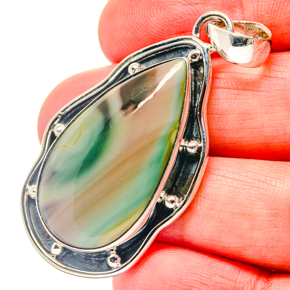 Willow Creek Jasper Pendants handcrafted by Anasilvercos - PD18957