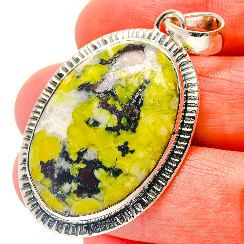 African Green Opal Pendants handcrafted by Anasilvercos - PD18969