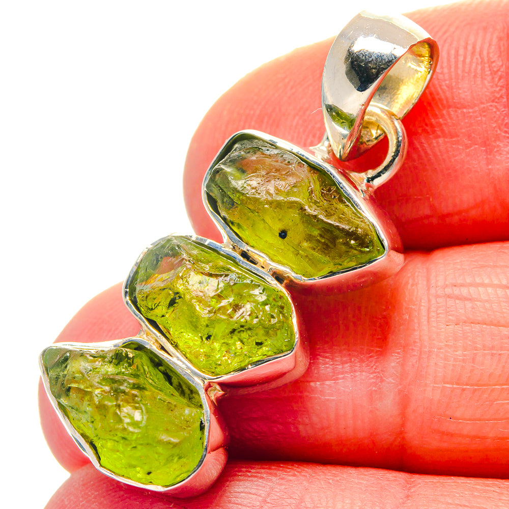Peridot Pendants handcrafted by Anasilvercos - PD18970