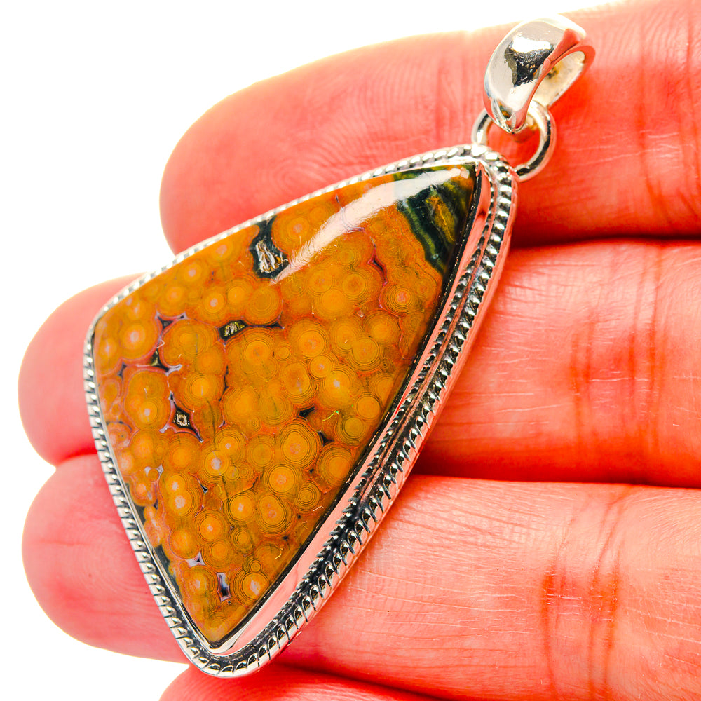 Ocean Jasper Pendants handcrafted by Anasilvercos - PD18971