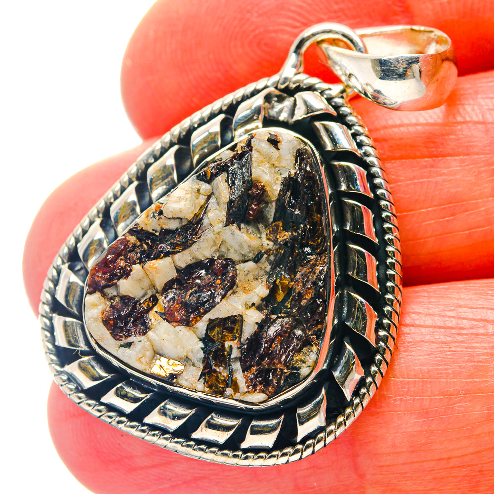 Astrophyllite Pendants handcrafted by Anasilvercos - PD18980