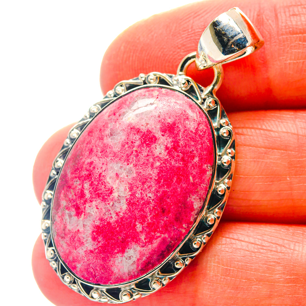 Thulite Pendants handcrafted by Anasilvercos - PD18986