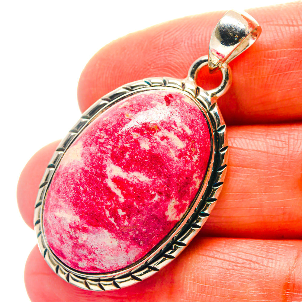 Thulite Pendants handcrafted by Anasilvercos - PD18991