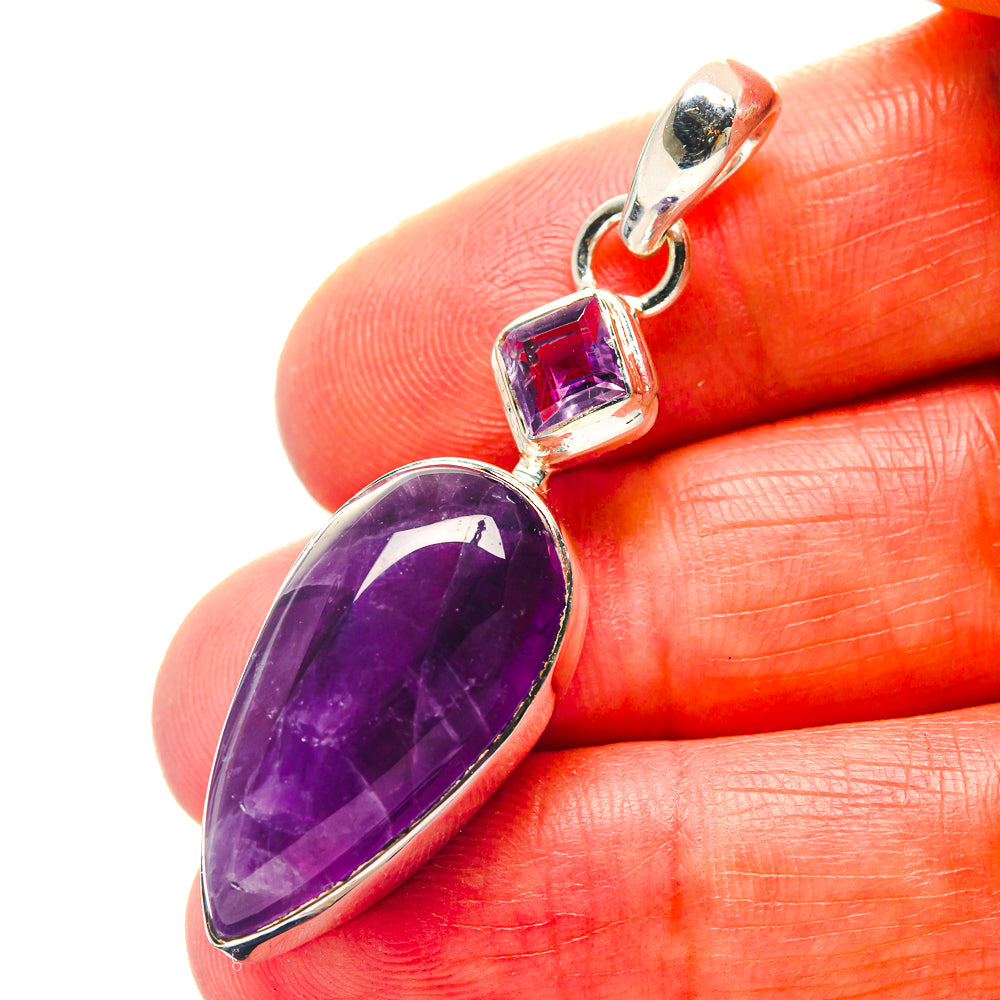 Amethyst Pendants handcrafted by Anasilvercos - PD18997
