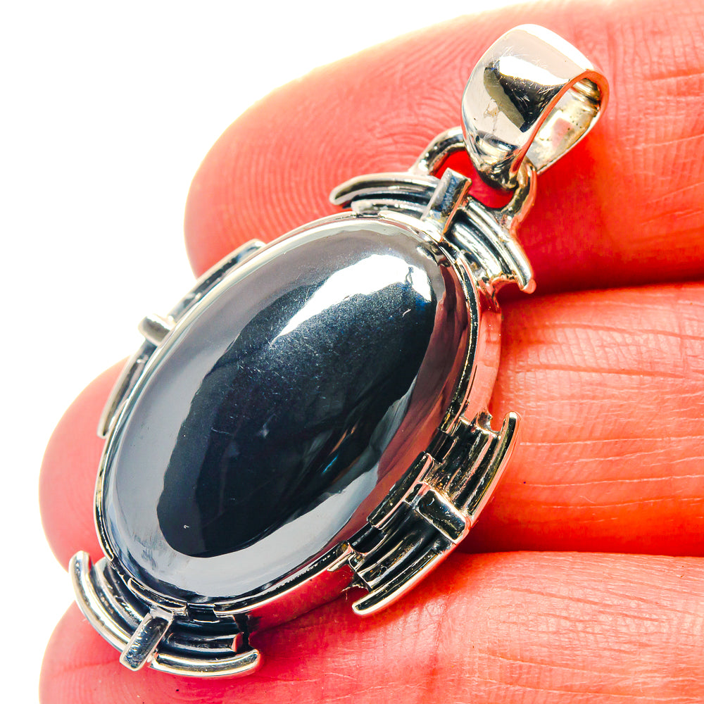 Hematite Pendants handcrafted by Anasilvercos - PD19017