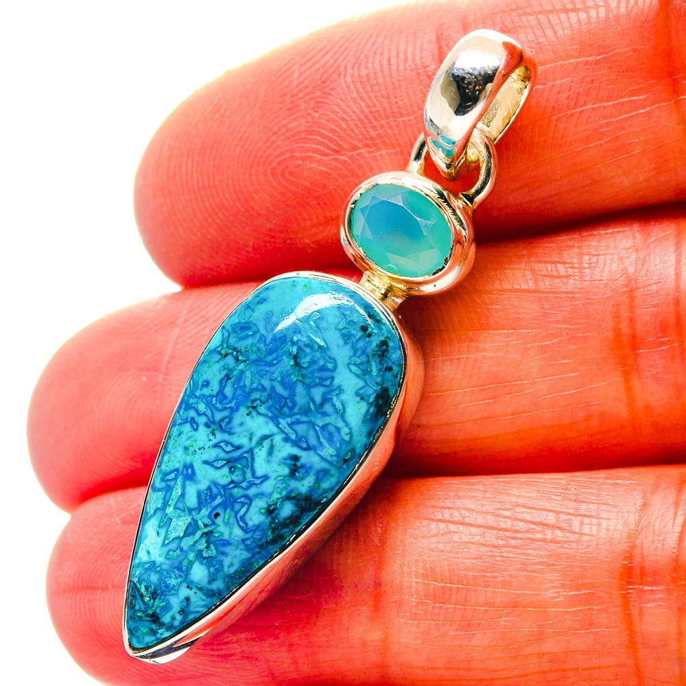 Apatite Pendants handcrafted by Anasilvercos - PD19025