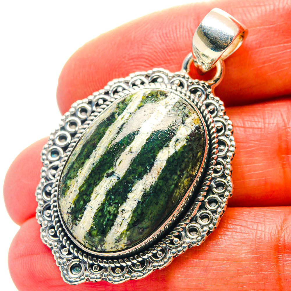 Lizard Jasper Pendants handcrafted by Anasilvercos - PD19037
