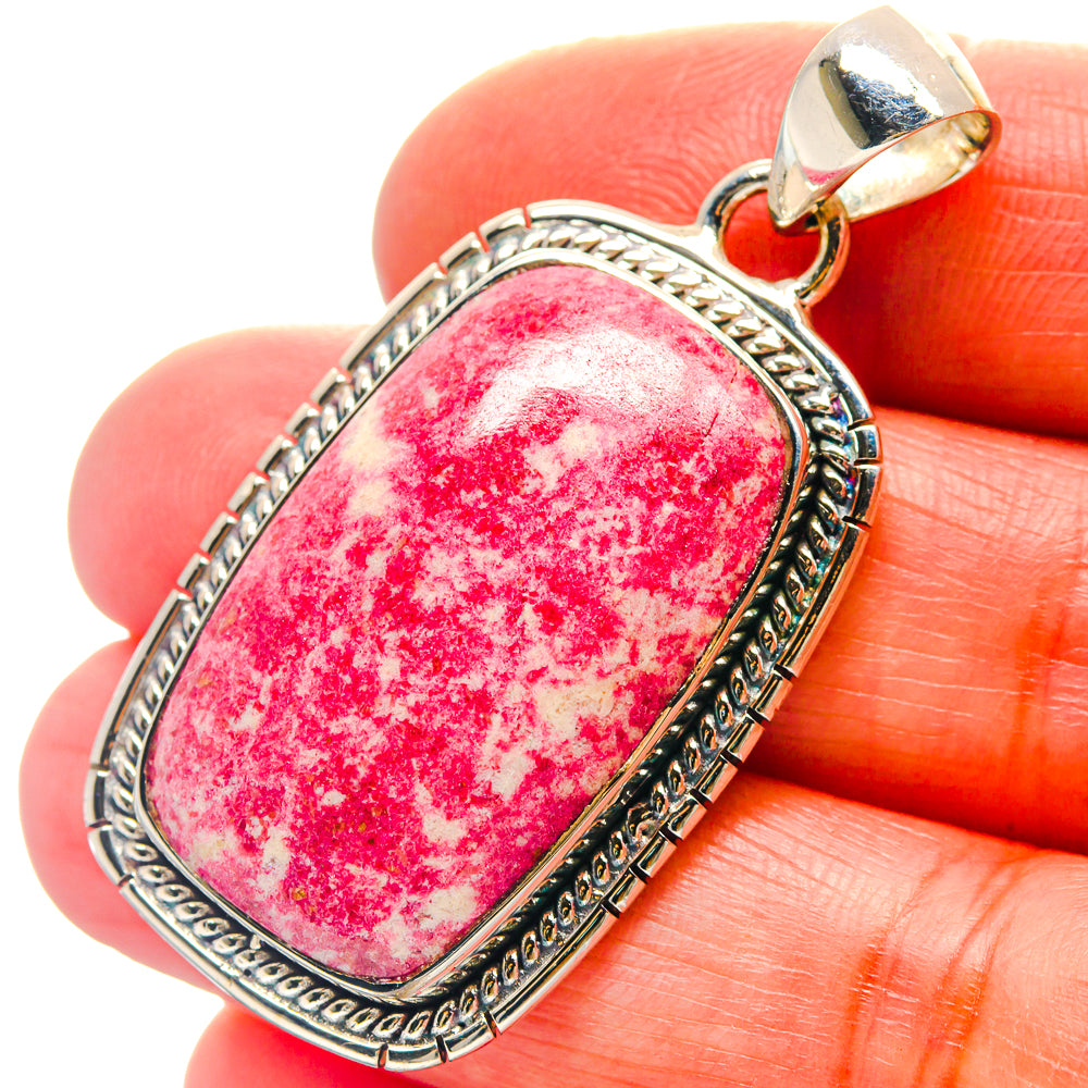 Thulite Pendants handcrafted by Anasilvercos - PD19063