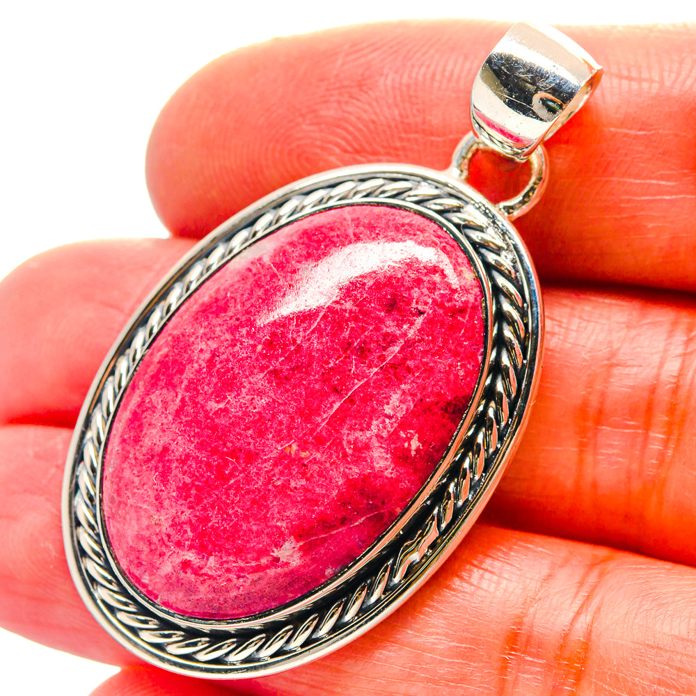 Thulite Pendants handcrafted by Anasilvercos - PD19065