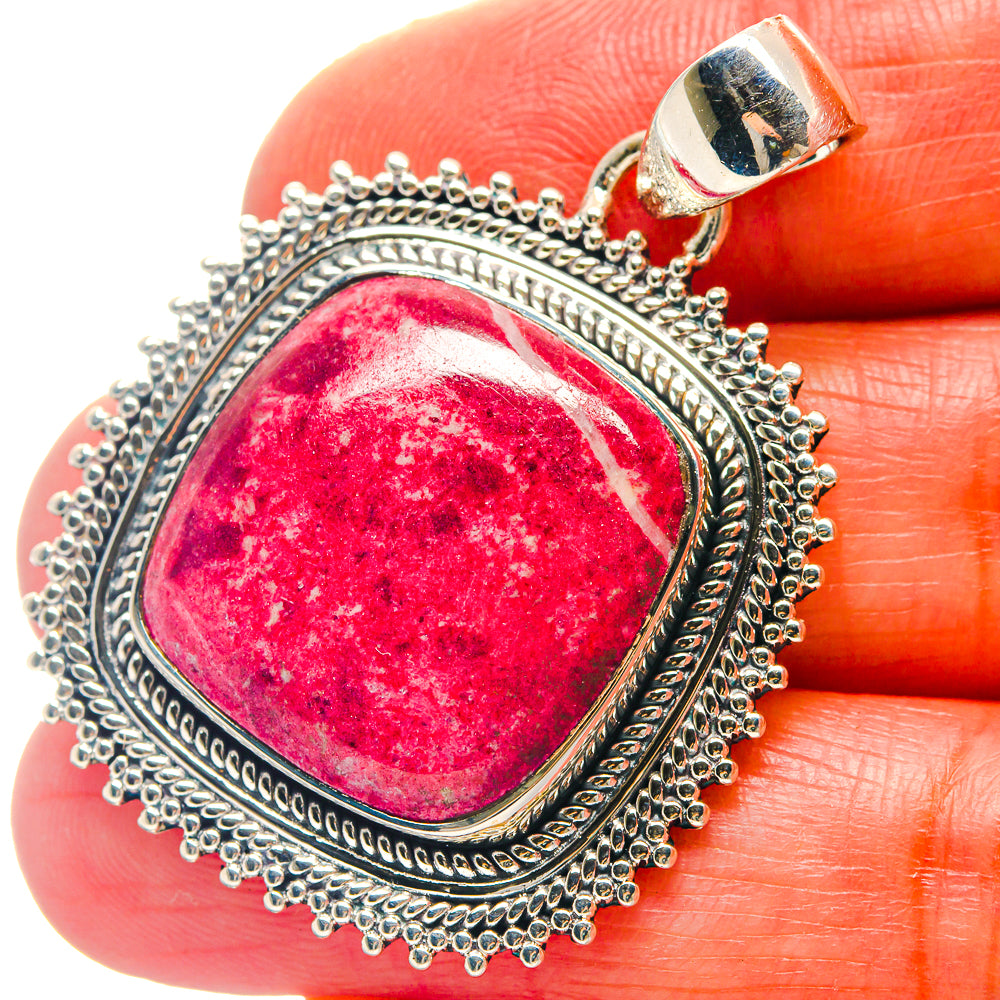 Thulite Pendants handcrafted by Anasilvercos - PD19066