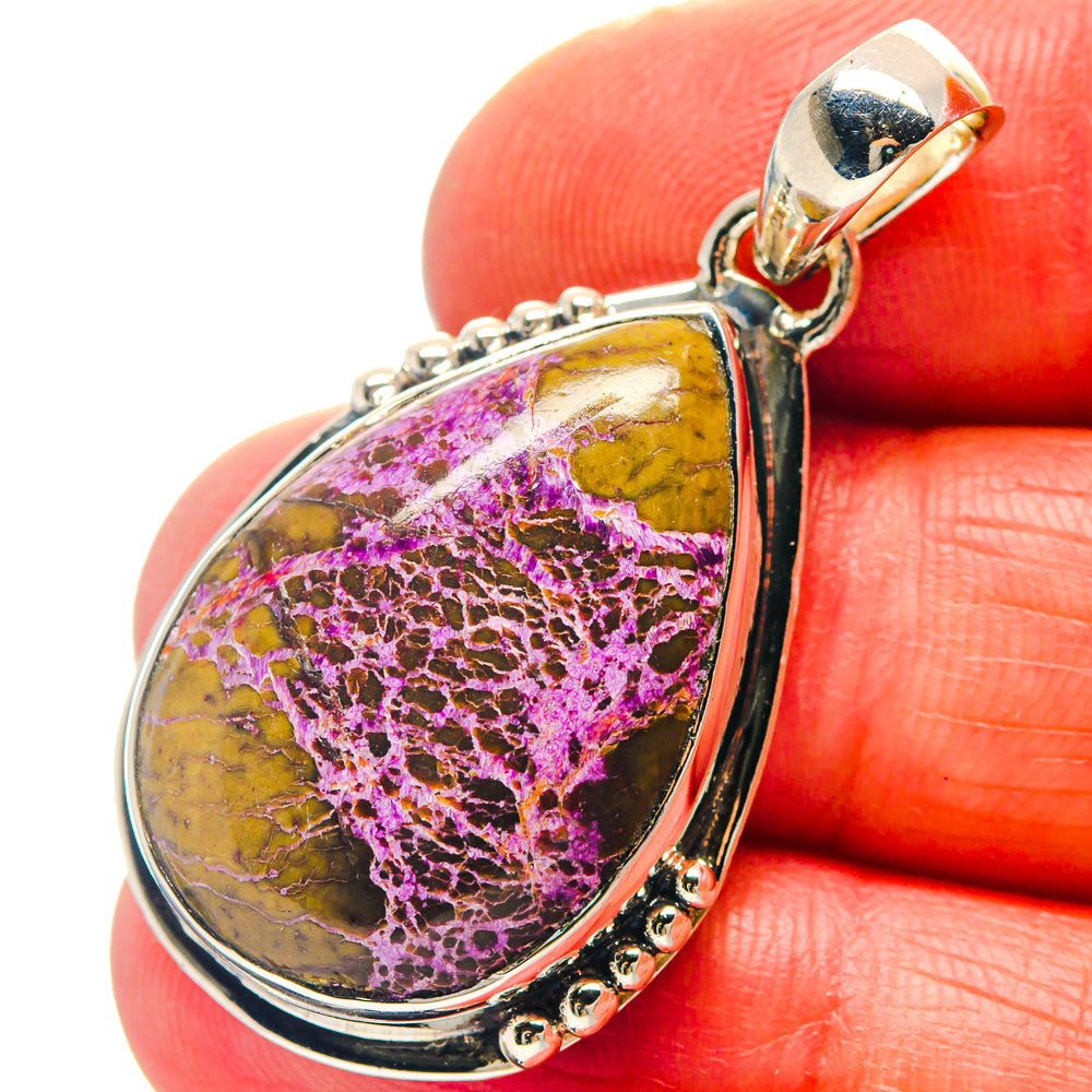 Stichtite Pendants handcrafted by Anasilvercos - PD19074