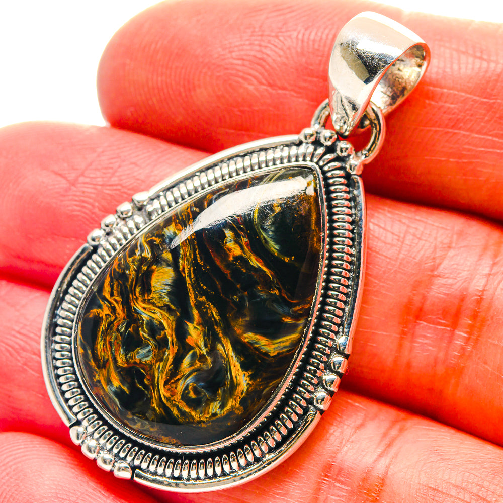 Pietersite Pendants handcrafted by Anasilvercos - PD19081