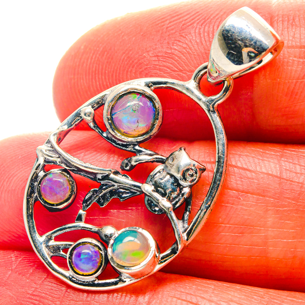 Ethiopian Opal Pendants handcrafted by Anasilvercos - PD19094