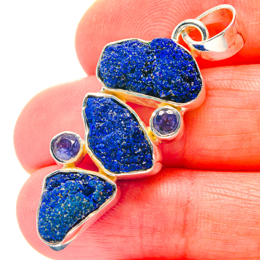 Lapis Lazuli Pendants handcrafted by Anasilvercos - PD19106