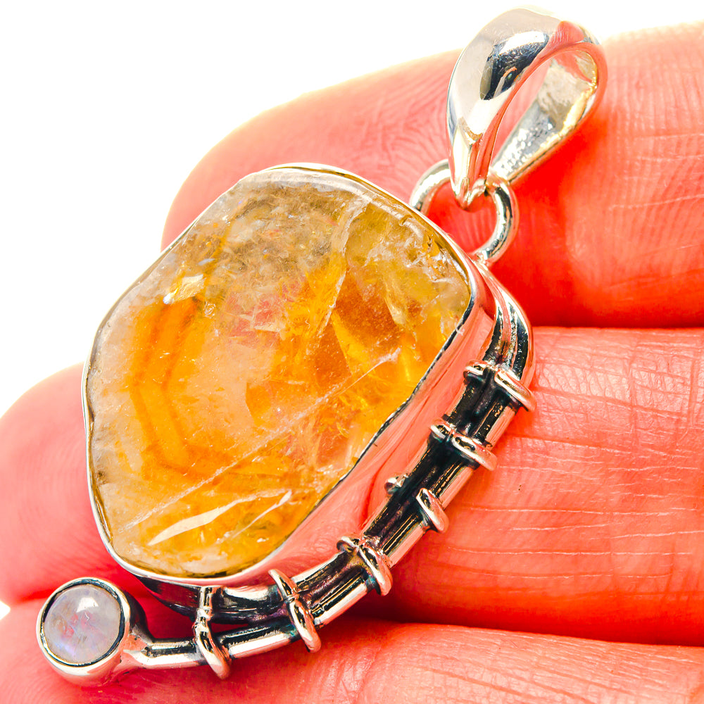 Citrine Pendants handcrafted by Anasilvercos - PD19131