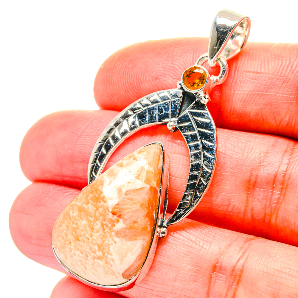 Scolecite Pendants handcrafted by Anasilvercos - PD19134