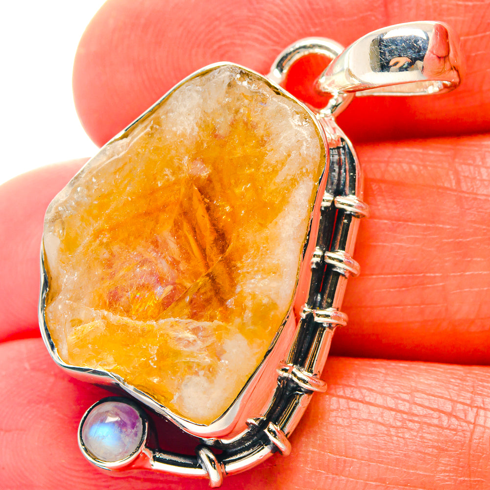 Citrine Pendants handcrafted by Anasilvercos - PD19135