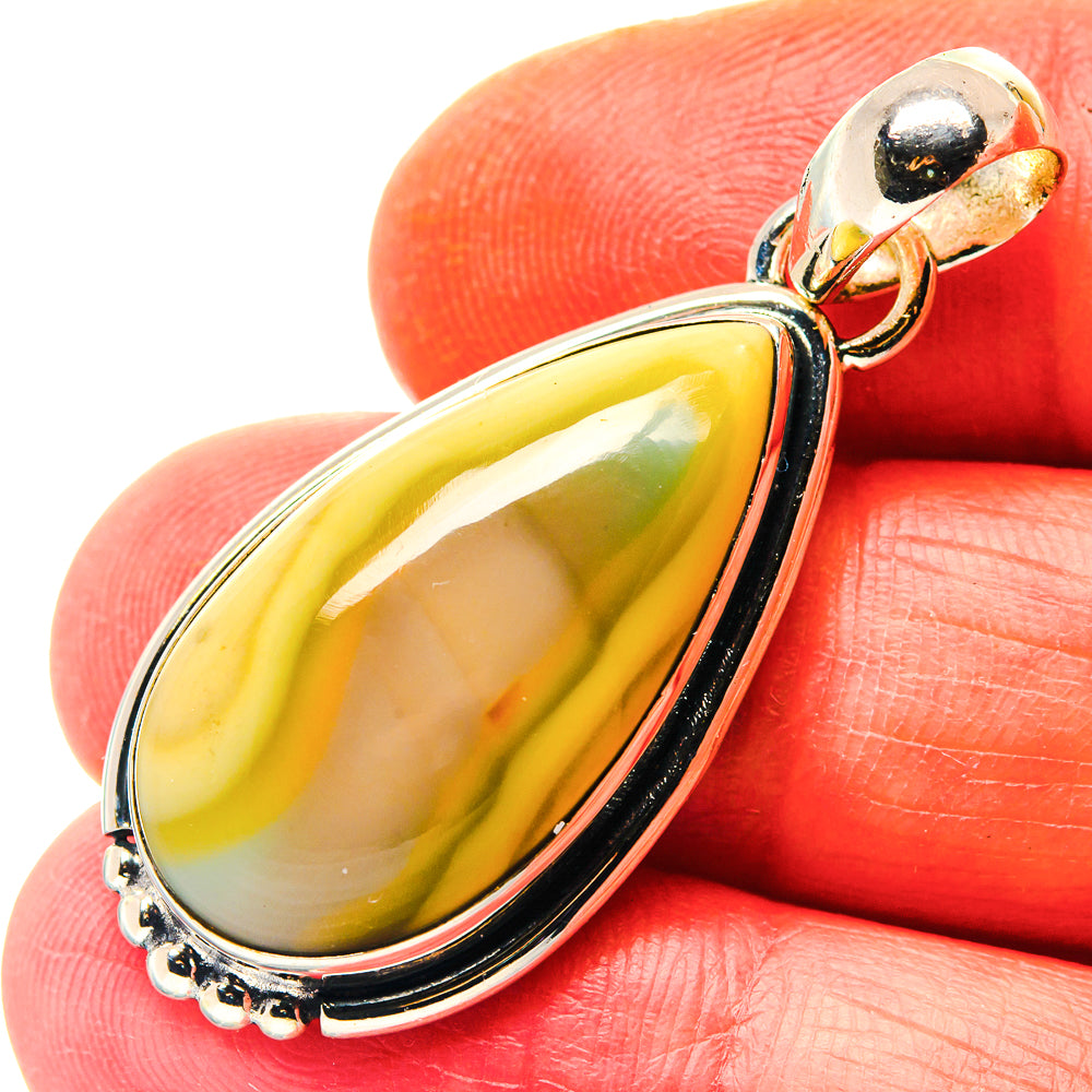 Willow Creek Jasper Pendants handcrafted by Anasilvercos - PD19153