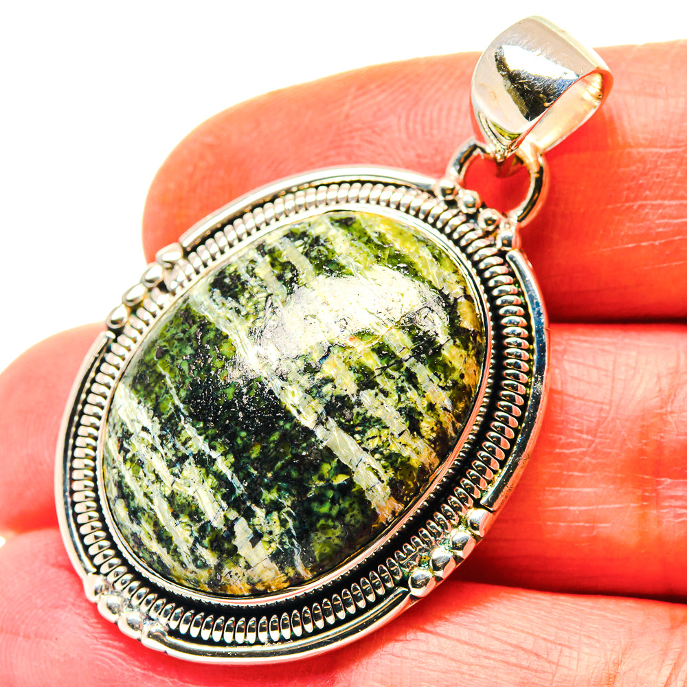 Lizard Jasper Pendants handcrafted by Anasilvercos - PD19160