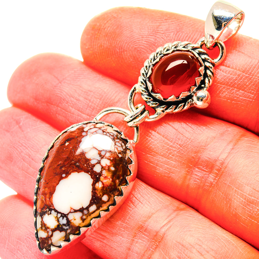 Wild Horse Jasper Pendants handcrafted by Anasilvercos - PD19174