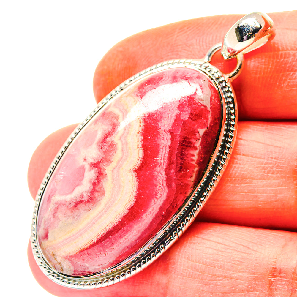Rhodochrosite Pendants handcrafted by Anasilvercos - PD19189