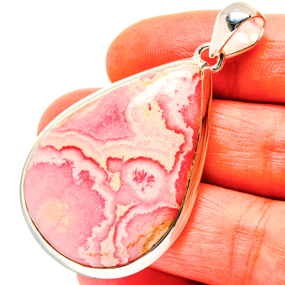 Rhodochrosite Pendants handcrafted by Anasilvercos - PD19191