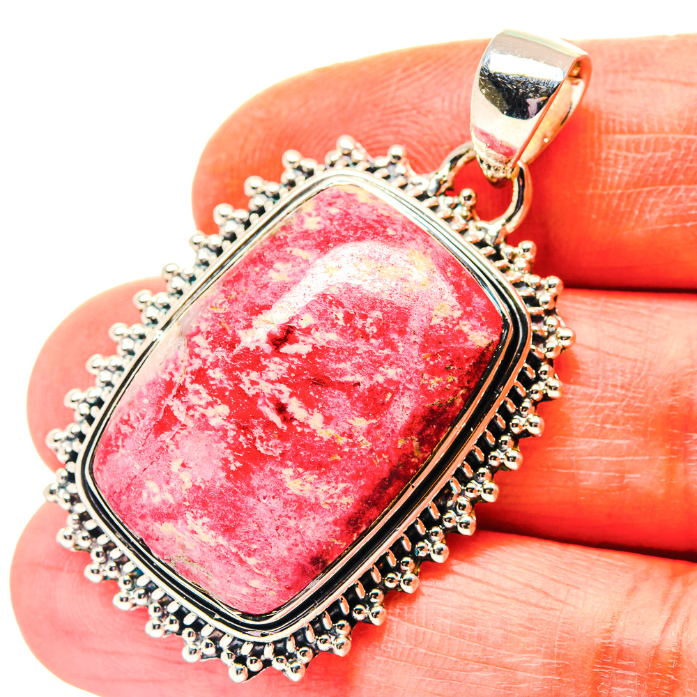Thulite Pendants handcrafted by Anasilvercos - PD19195