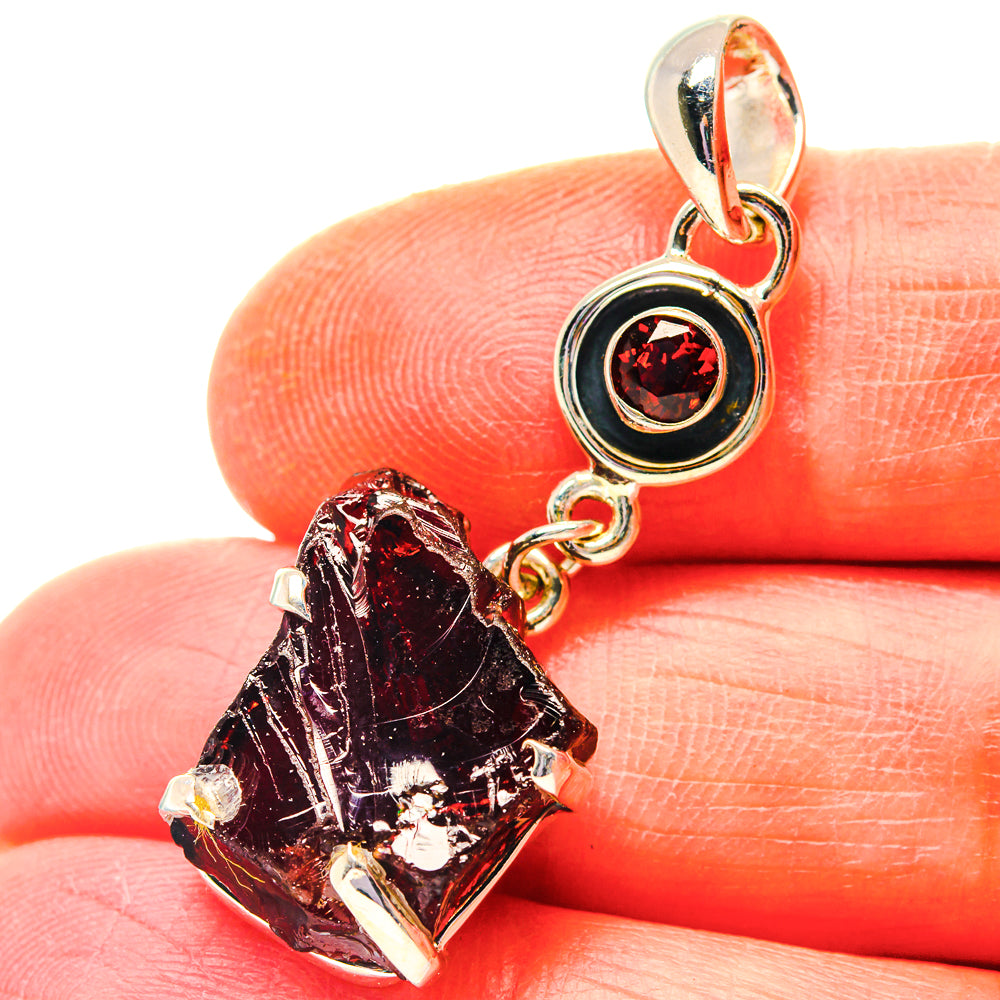 Garnet Pendants handcrafted by Anasilvercos - PD19198