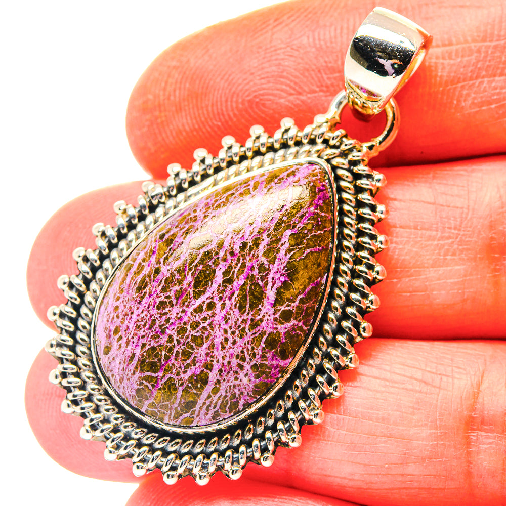 Stichtite Pendants handcrafted by Anasilvercos - PD19205