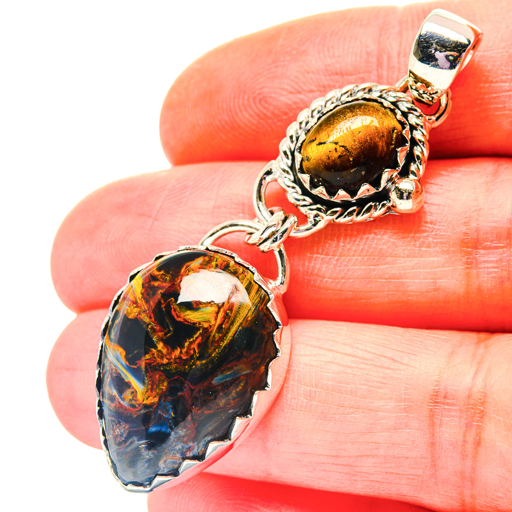 Pietersite Pendants handcrafted by Anasilvercos - PD19213