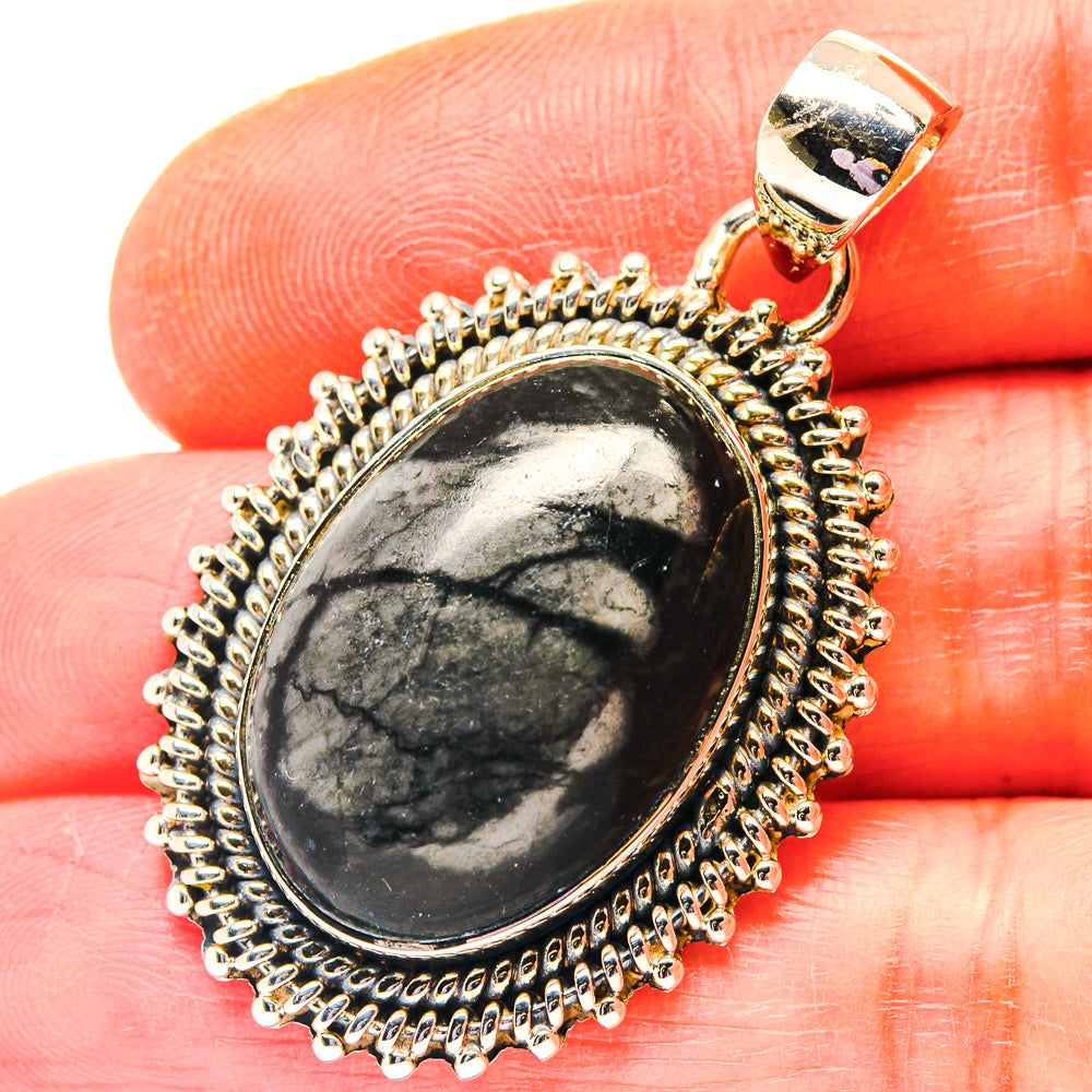 Picasso Jasper Pendants handcrafted by Anasilvercos - PD19214