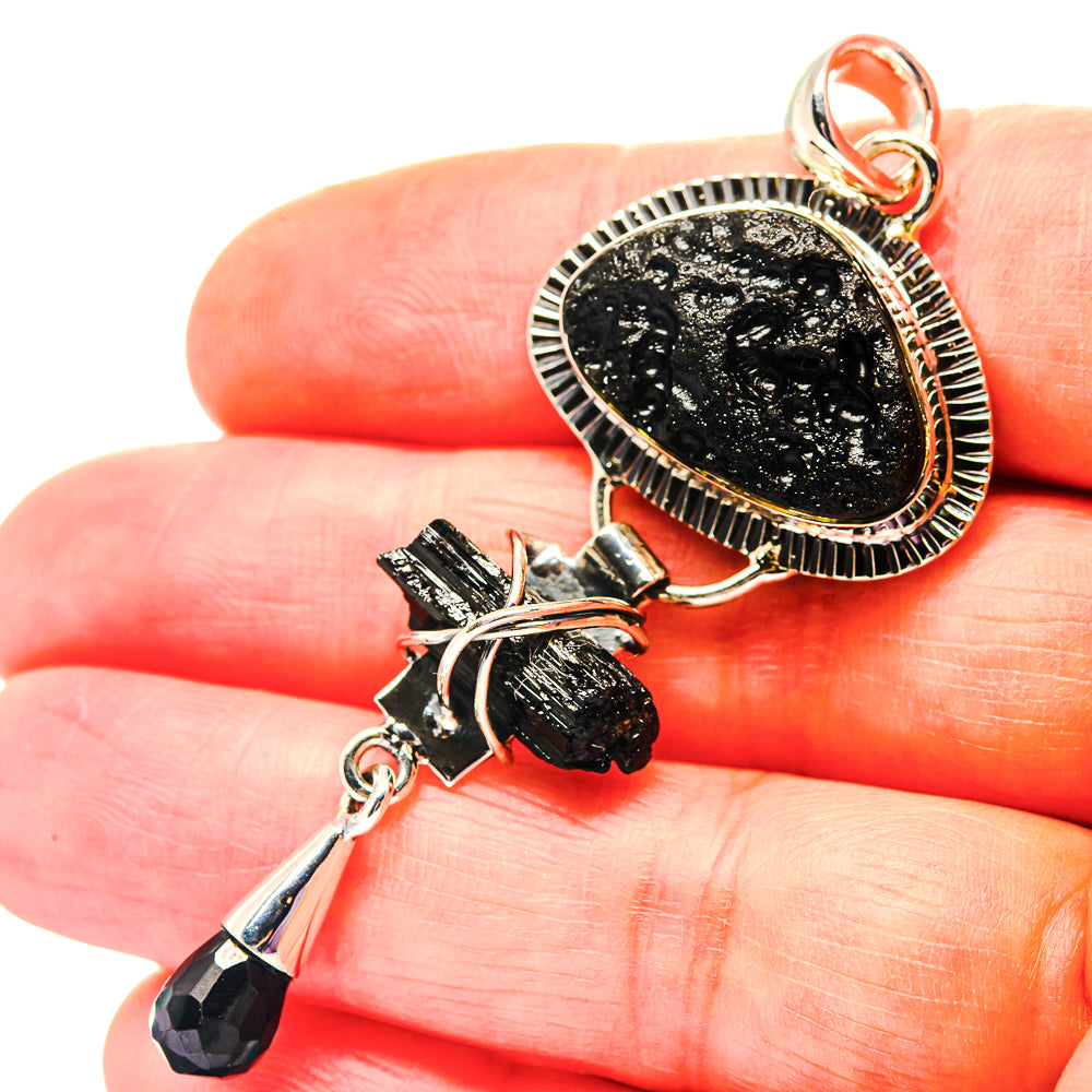 Tektite Pendants handcrafted by Anasilvercos - PD19215