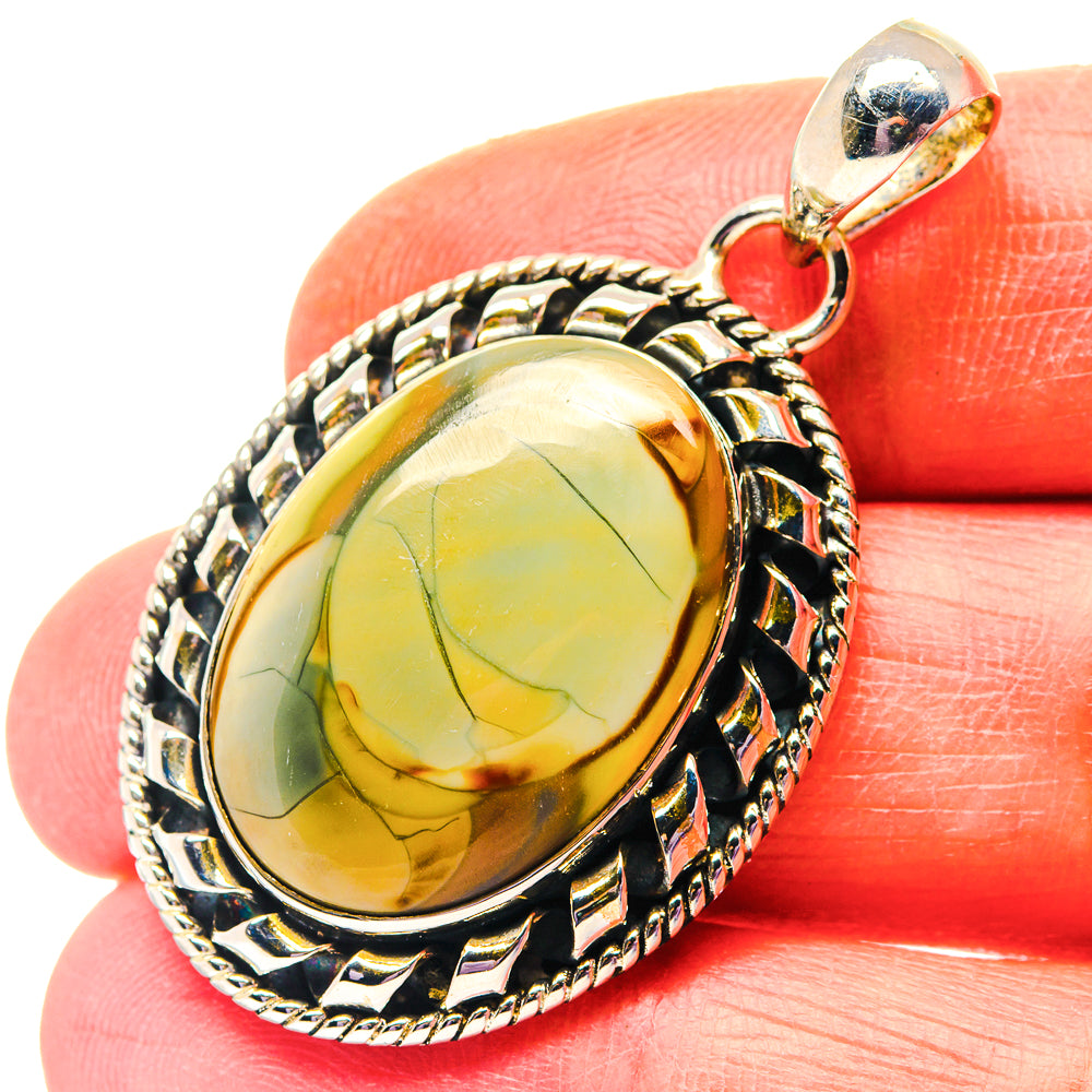 Willow Creek Jasper Pendants handcrafted by Anasilvercos - PD19237