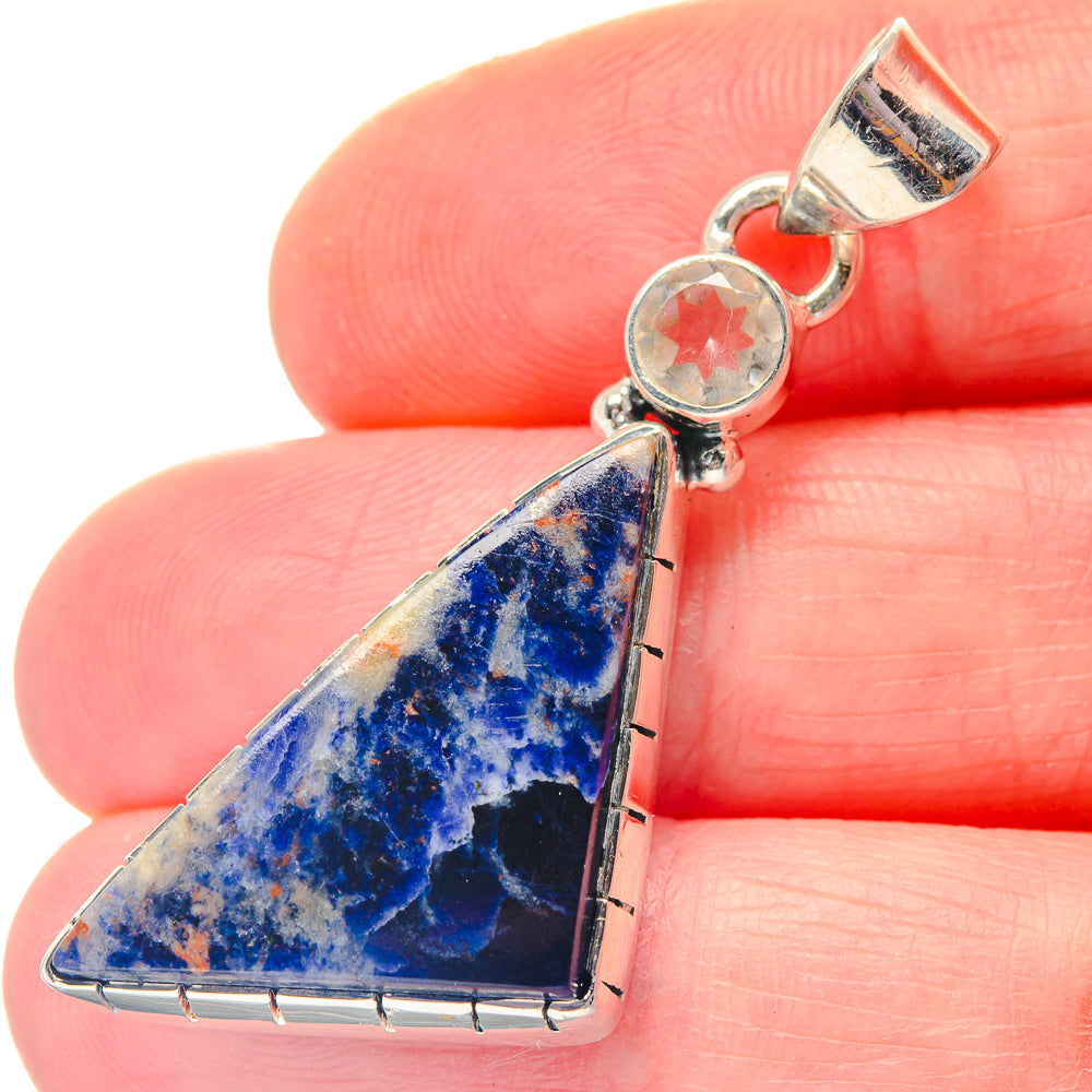 Sodalite Pendants handcrafted by Anasilvercos - PD19249
