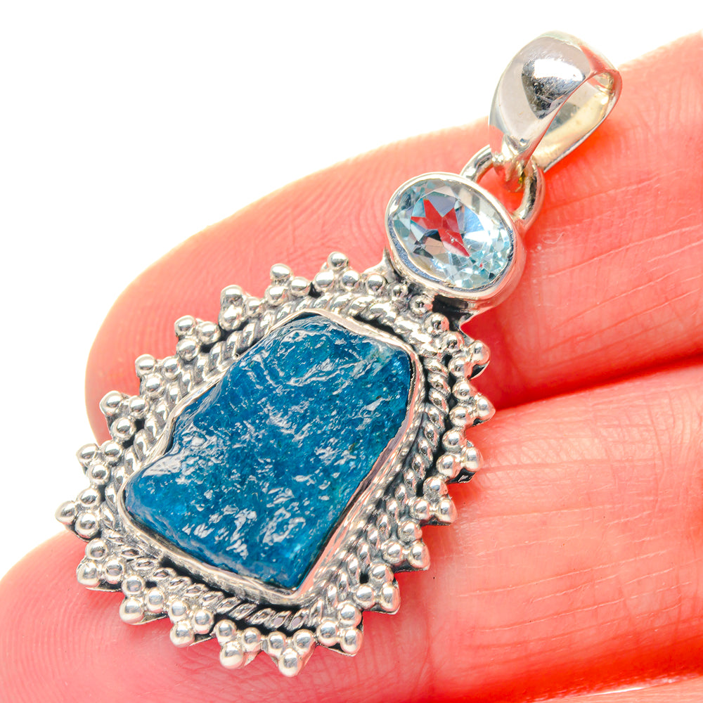 Apatite Pendants handcrafted by Anasilvercos - PD19258