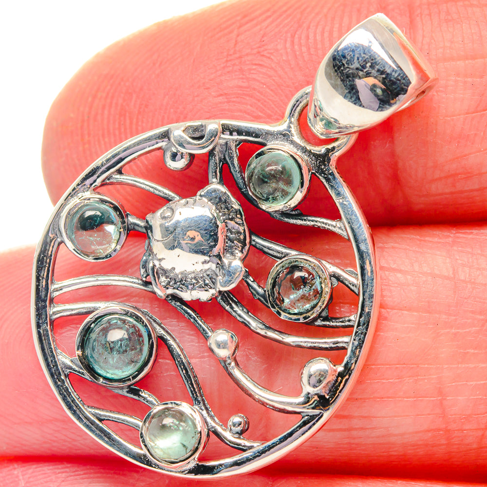 Aquamarine Pendants handcrafted by Anasilvercos - PD19260
