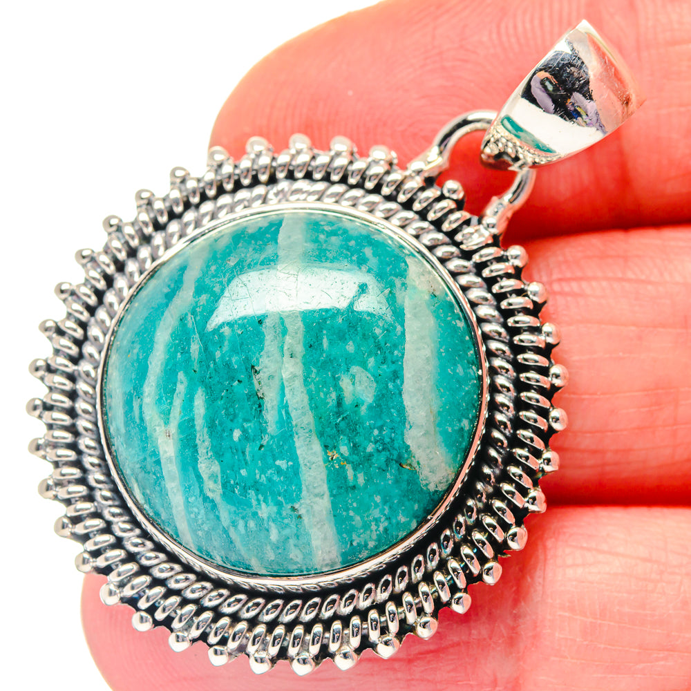 Amazonite Pendants handcrafted by Anasilvercos - PD19262