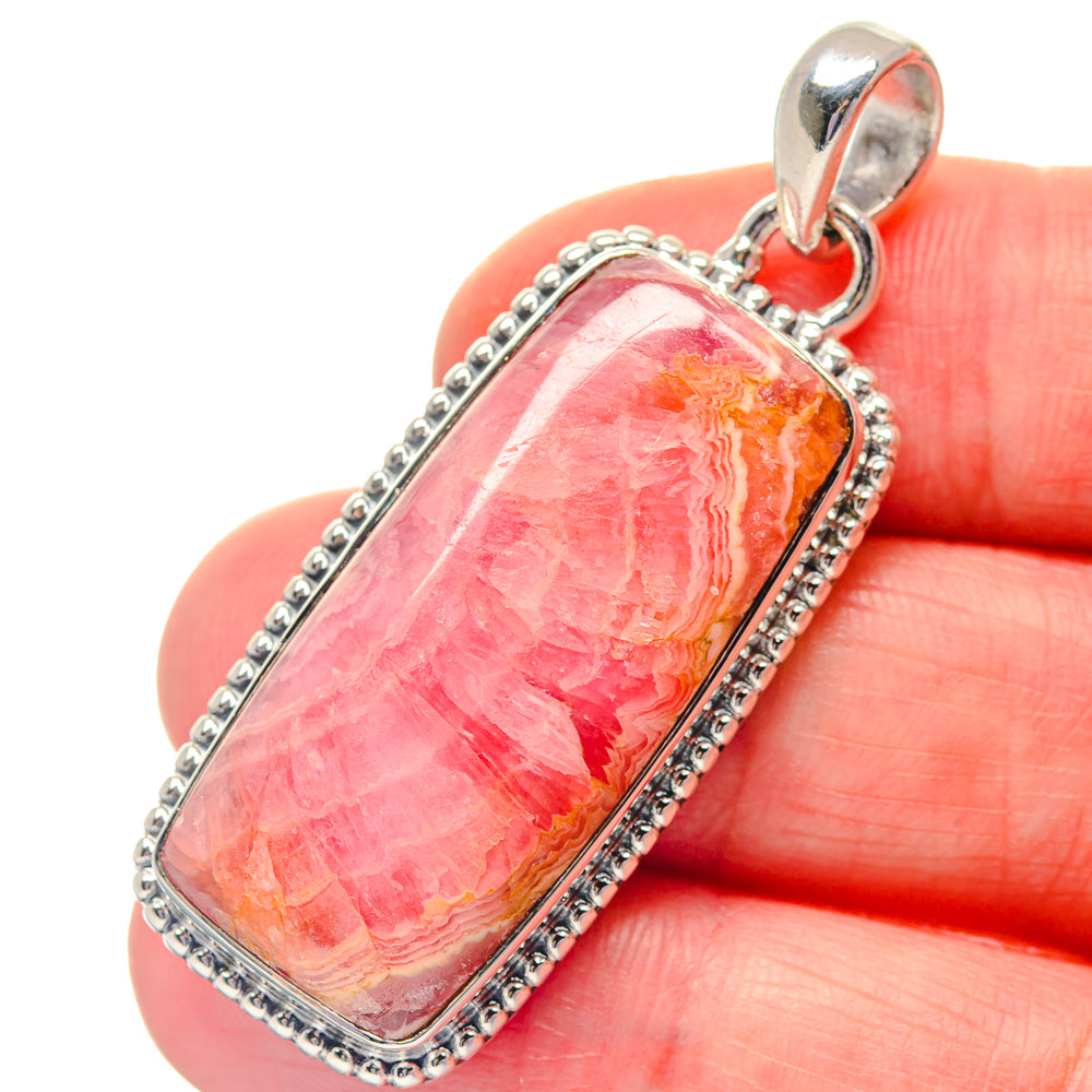Rhodochrosite Pendants handcrafted by Anasilvercos - PD19299