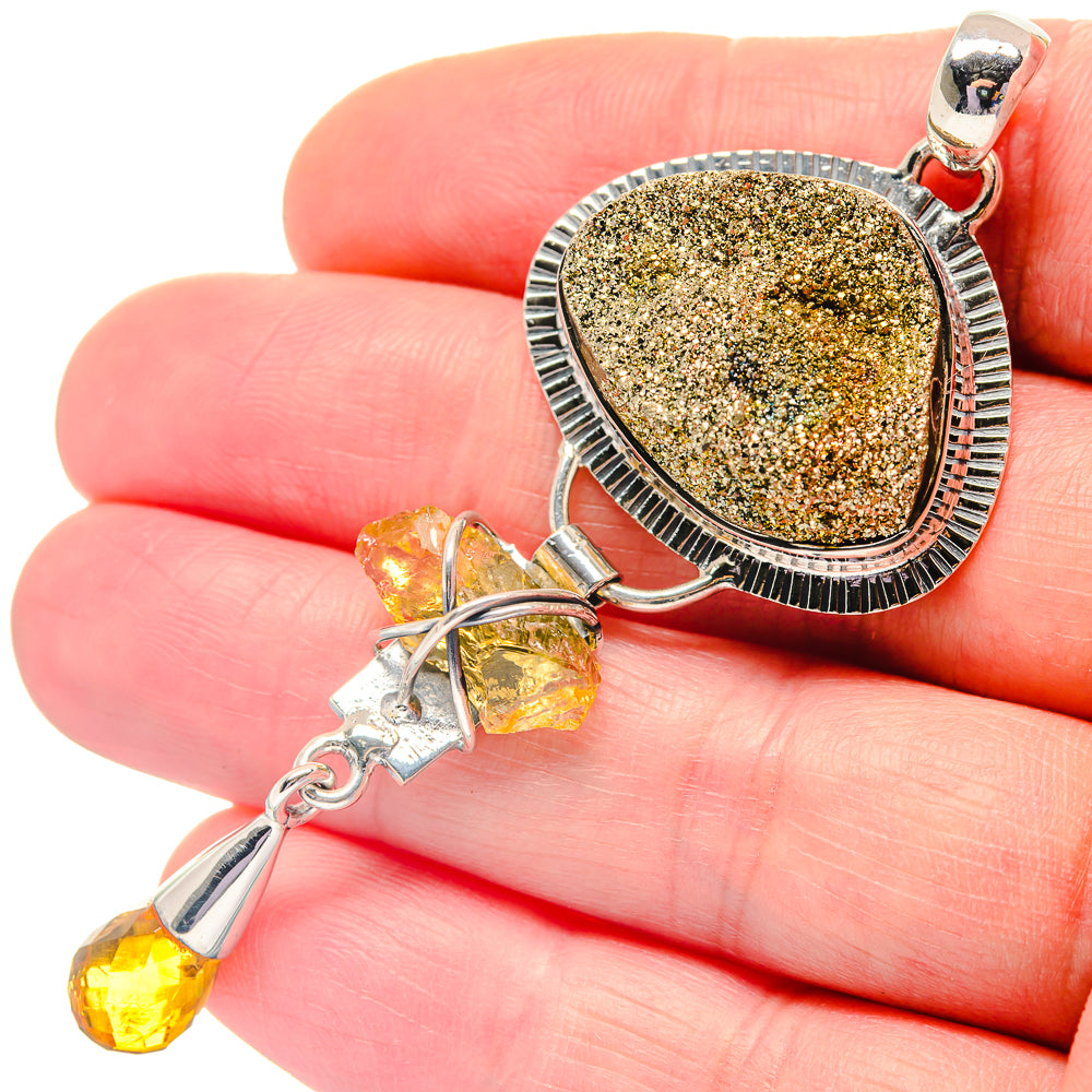 Peacock Ore Pendants handcrafted by Anasilvercos - PD19311
