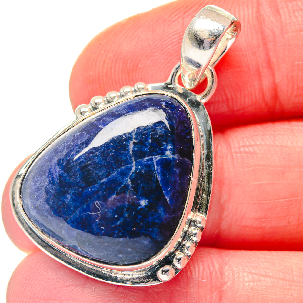 Sodalite Pendants handcrafted by Anasilvercos - PD19341