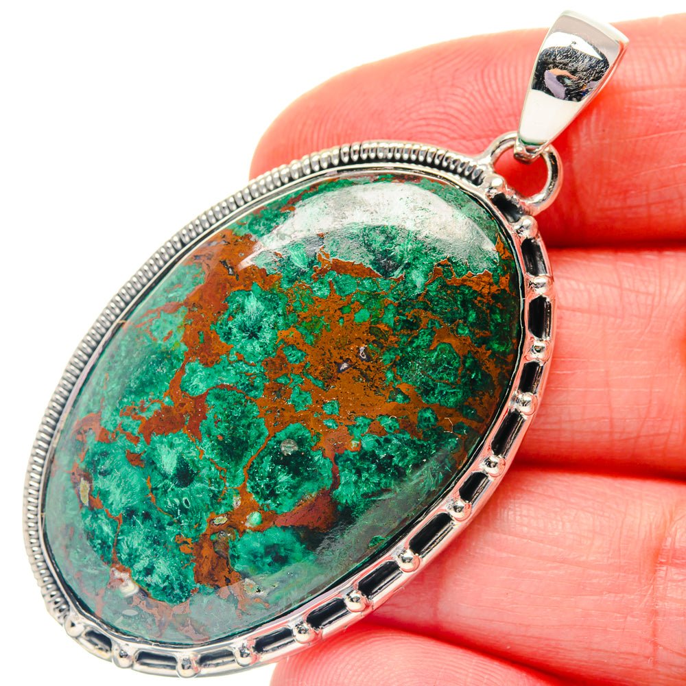 Chrysocolla Pendants handcrafted by Anasilvercos - PD19350