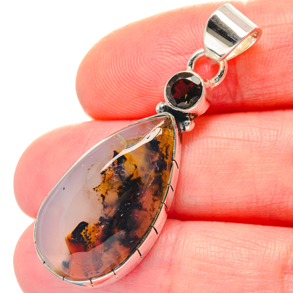 Montana Agate Pendants handcrafted by Anasilvercos - PD19358