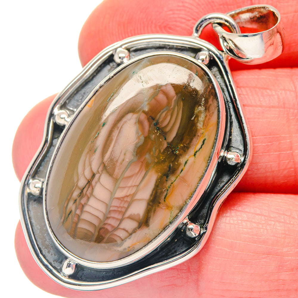 Willow Creek Jasper Pendants handcrafted by Anasilvercos - PD19360