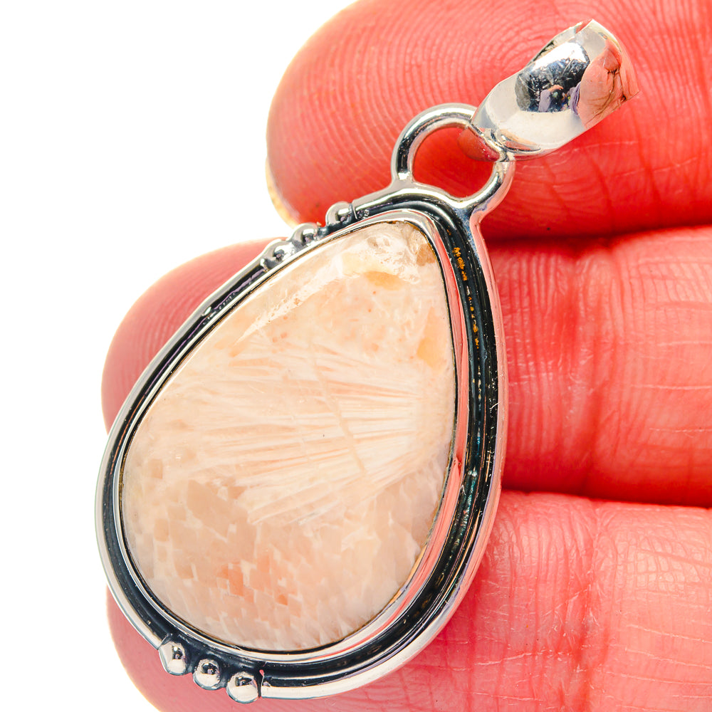 Scolecite Pendants handcrafted by Anasilvercos - PD19368