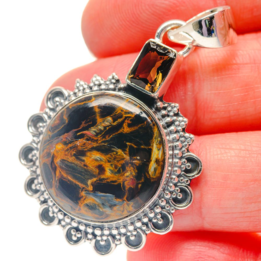 Azurite Pendants handcrafted by Anasilvercos - PD19391