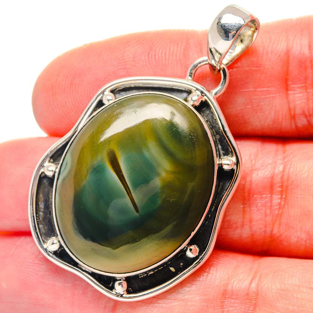 Ethiopian Opal Pendants handcrafted by Anasilvercos - PD19433