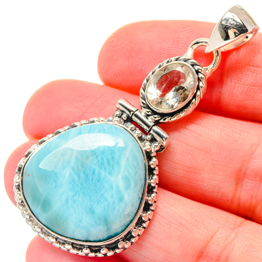 Blue Copper Composite Turquoise Earrings handcrafted by Anasilvercos - PD19447